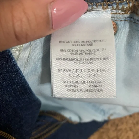 J. Crew 9-Inch Toothpick Jeans Size 29 EUC - Picture 5 of 5